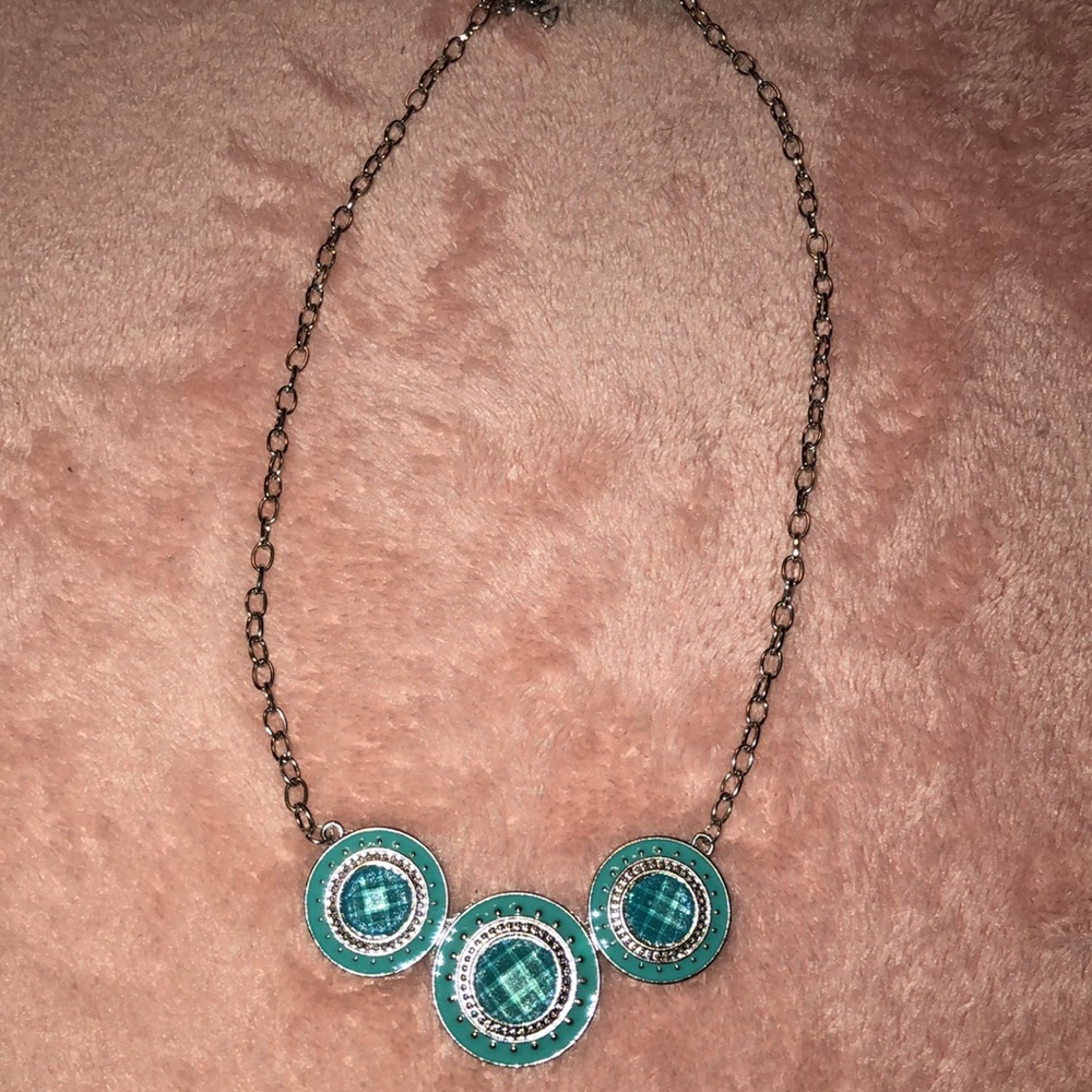Turquoise Necklace & Earrings Set
